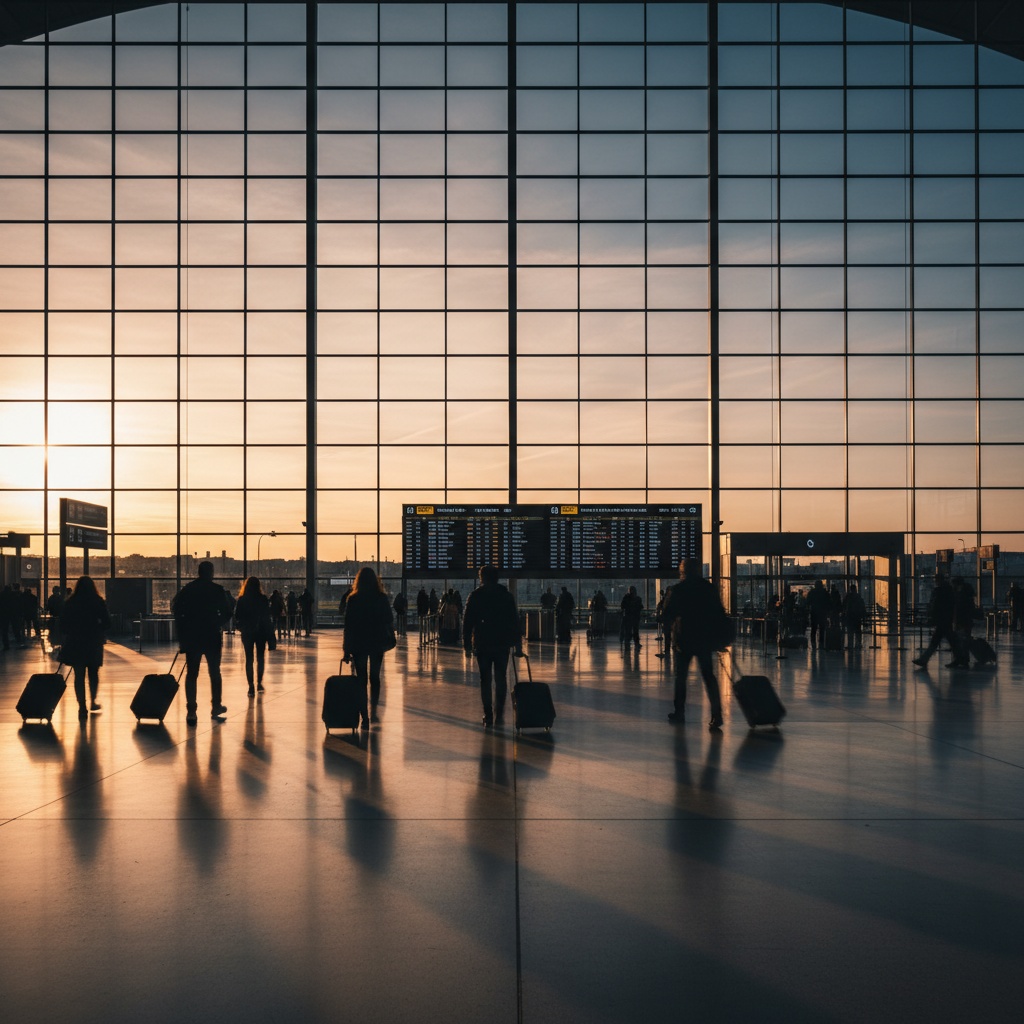 Aeroporto Milano Malpensa (MXP) — interno moderno con tabelloni partenze