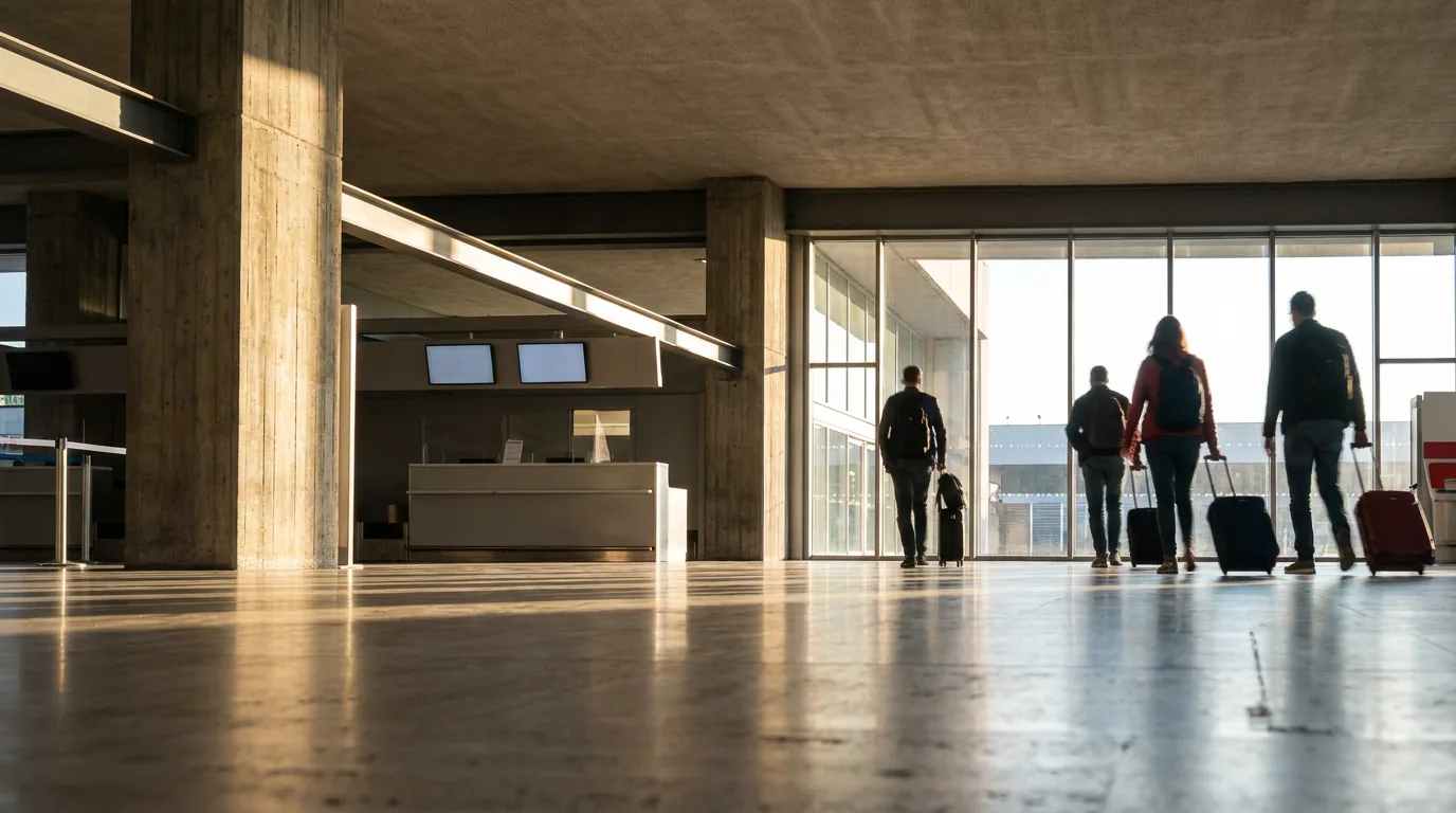 Interno di un terminal aeroportuale europeo — Aeroporto di Palermo Falcone Borsellino (PMO): ritardi,…