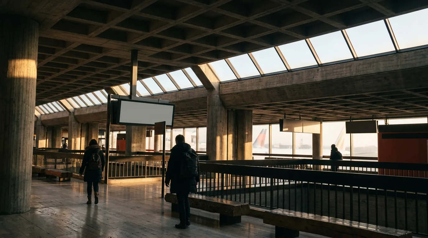 Interno di un terminal aeroportuale europeo — Aeroporto di Catania Fontanarossa (CTA): ritardi,…