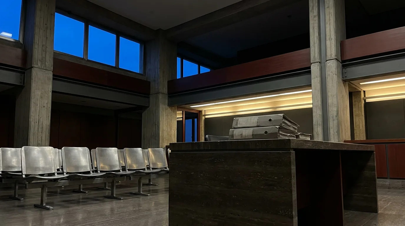 Aula di udienza vuota di un tribunale europeo — C-537/17