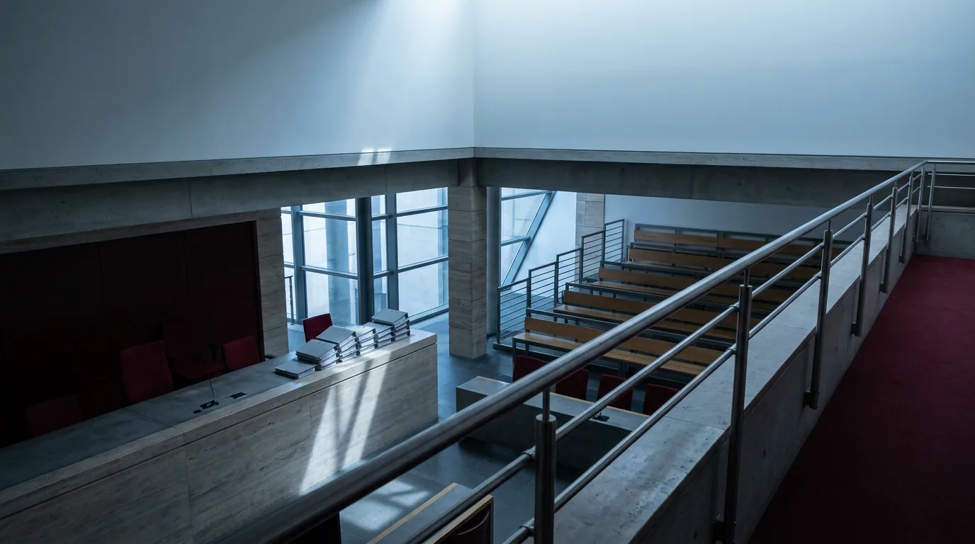 Aula di udienza vuota di un tribunale europeo — C-549/07